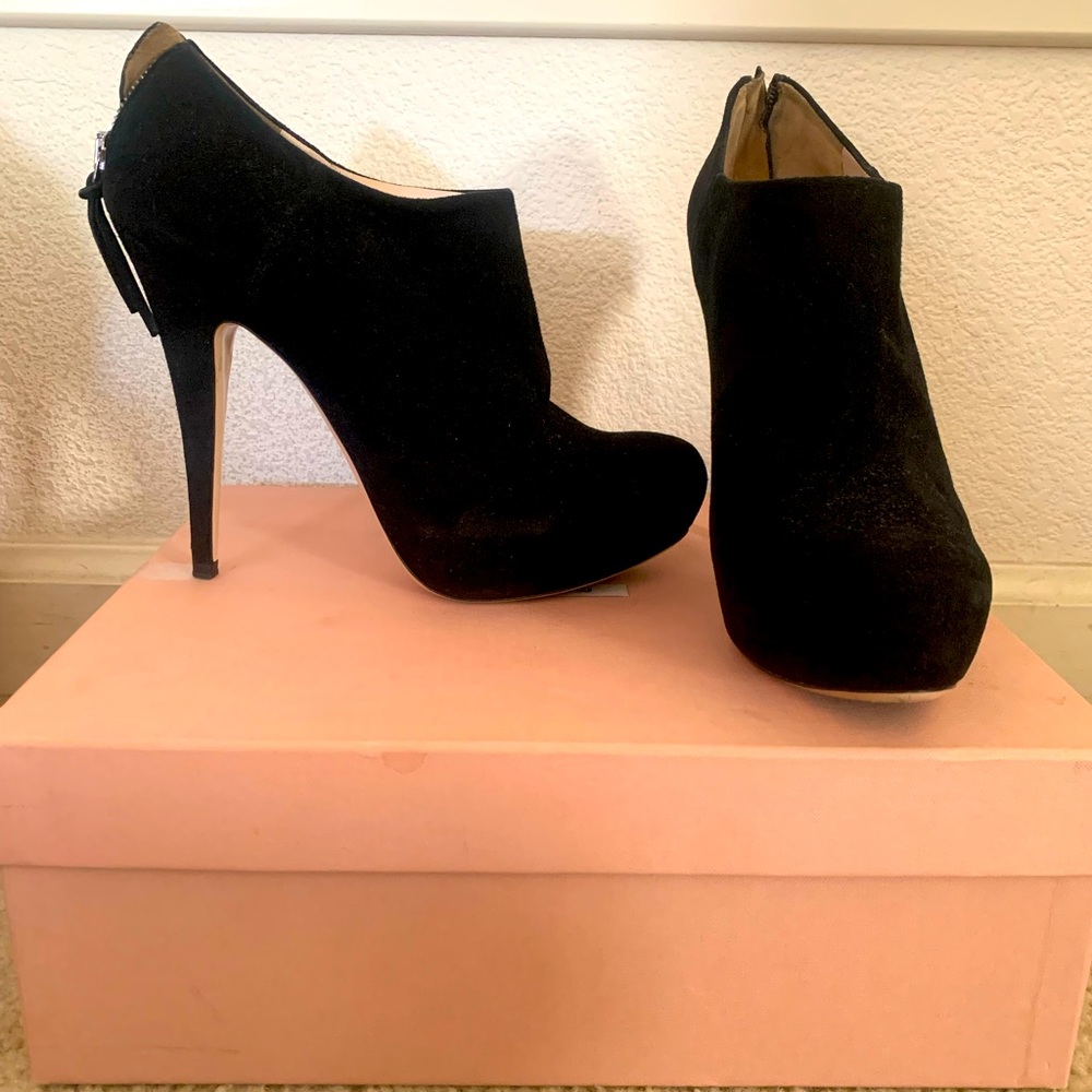 Miu Miu Suede Booties